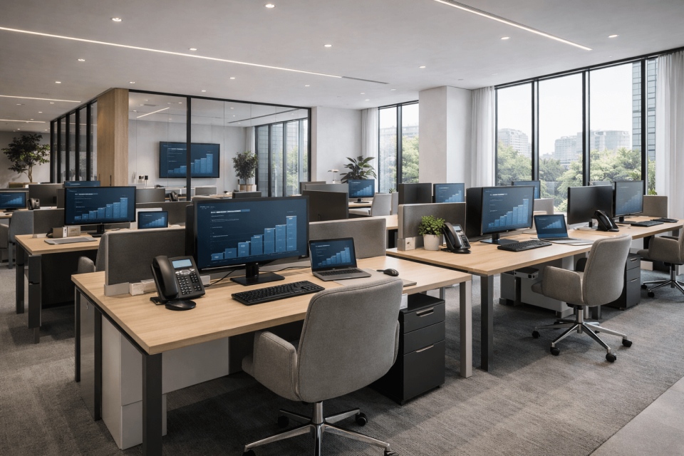 Vollausgestatteter Moderner Computerraum Hannover